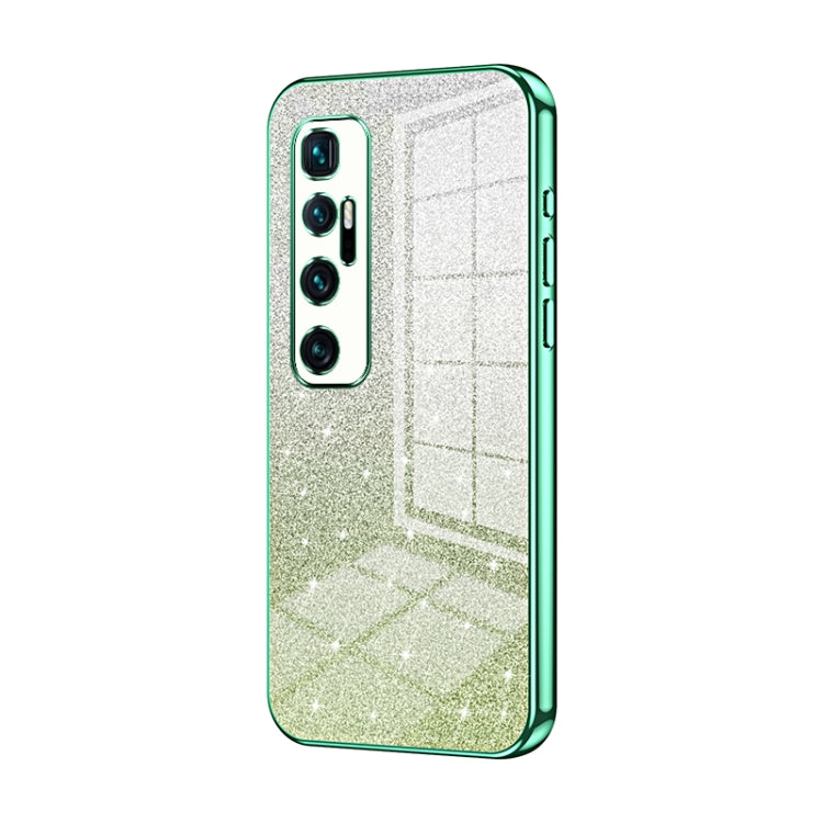Gradient Glitter Powder Electroplated Phone Case