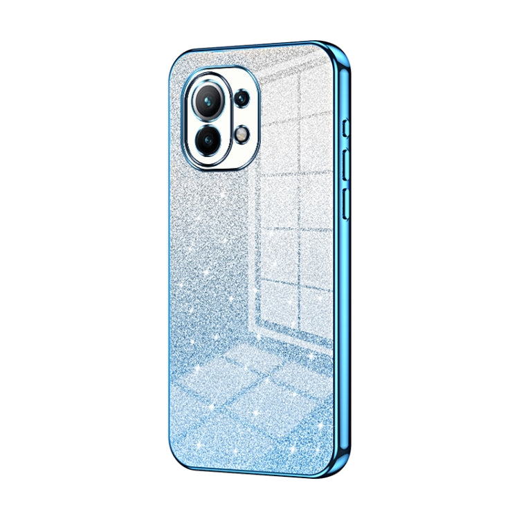 Gradient Glitter Powder Electroplated Phone Case