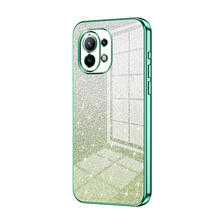 Gradient Glitter Powder Electroplated Phone Case