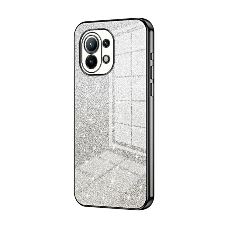 Gradient Glitter Powder Electroplated Phone Case