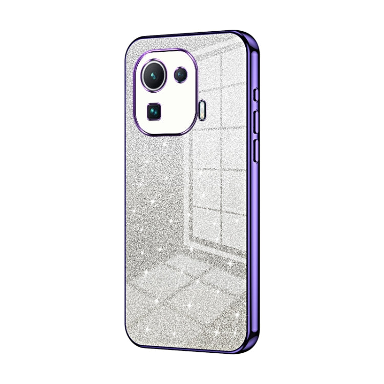 Gradient Glitter Powder Electroplated Phone Case