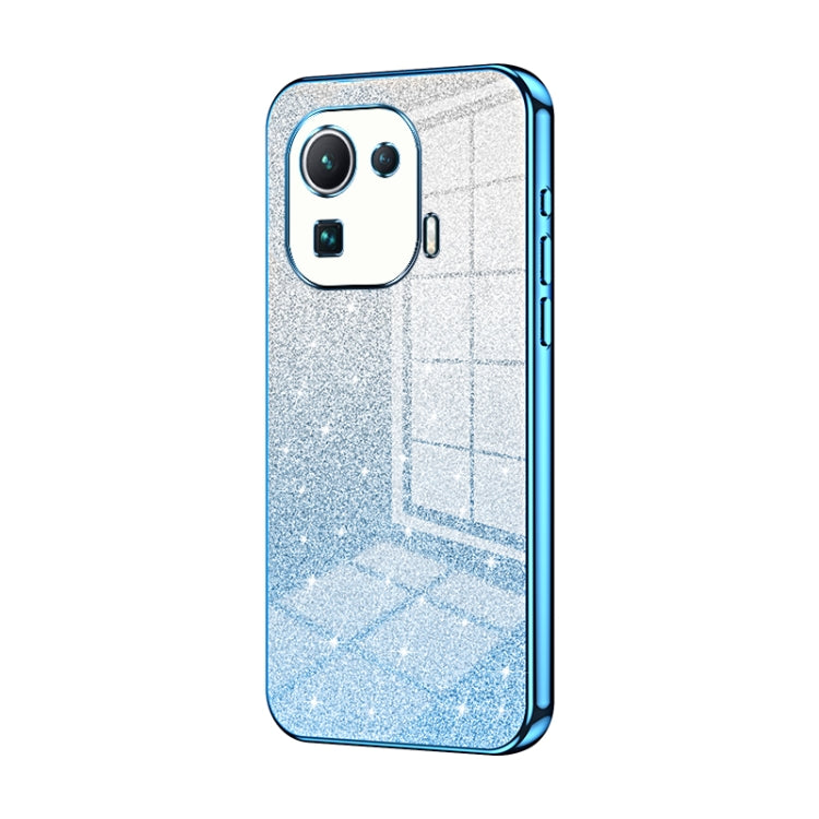 Gradient Glitter Powder Electroplated Phone Case