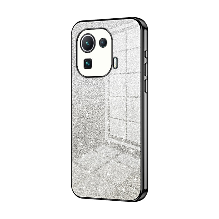 Gradient Glitter Powder Electroplated Phone Case