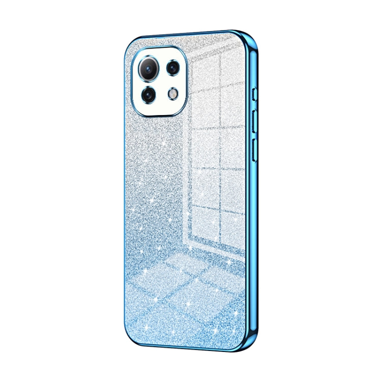 Gradient Glitter Powder Electroplated Phone Case