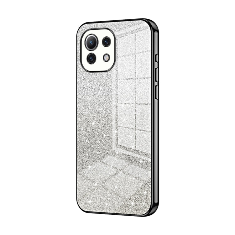 Gradient Glitter Powder Electroplated Phone Case