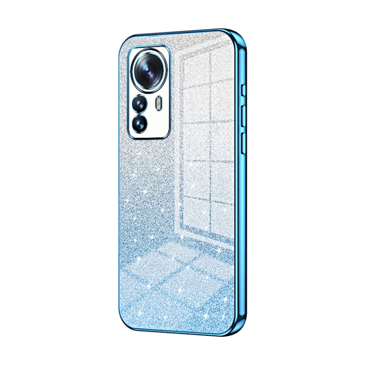 Gradient Glitter Powder Electroplated Phone Case, For Xiaomi 12T Pro, For Xiaomi 12 Pro / 12S Pro, For Xiaomi 12S
