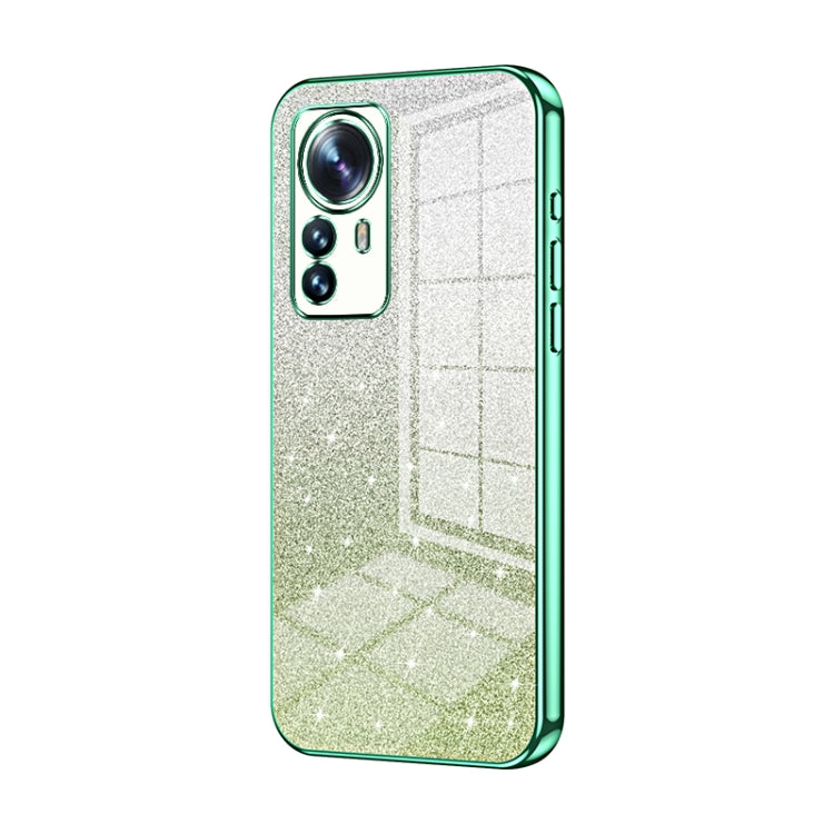 Gradient Glitter Powder Electroplated Phone Case, For Xiaomi 12T Pro, For Xiaomi 12 Pro / 12S Pro, For Xiaomi 12S