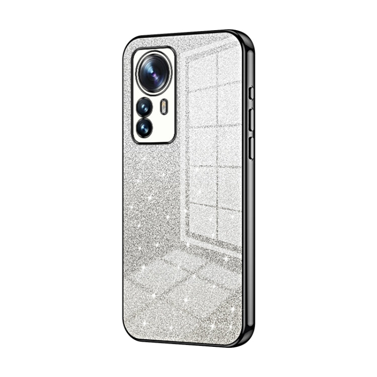 Gradient Glitter Powder Electroplated Phone Case, For Xiaomi 12T Pro, For Xiaomi 12 Pro / 12S Pro, For Xiaomi 12S