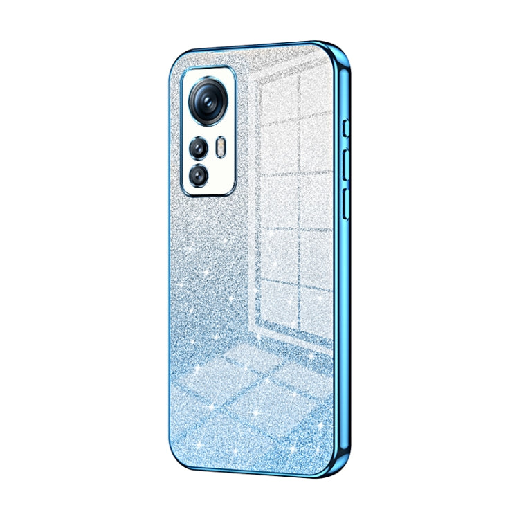 Gradient Glitter Powder Electroplated Phone Case, For Xiaomi 12T Pro, For Xiaomi 12 Pro / 12S Pro, For Xiaomi 12S