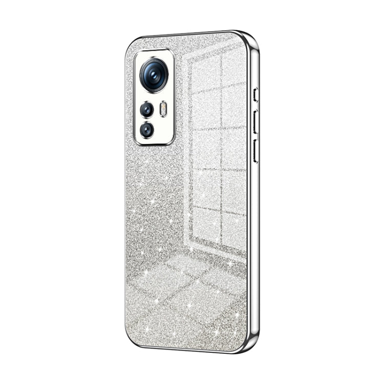 Gradient Glitter Powder Electroplated Phone Case, For Xiaomi 12T Pro, For Xiaomi 12 Pro / 12S Pro, For Xiaomi 12S
