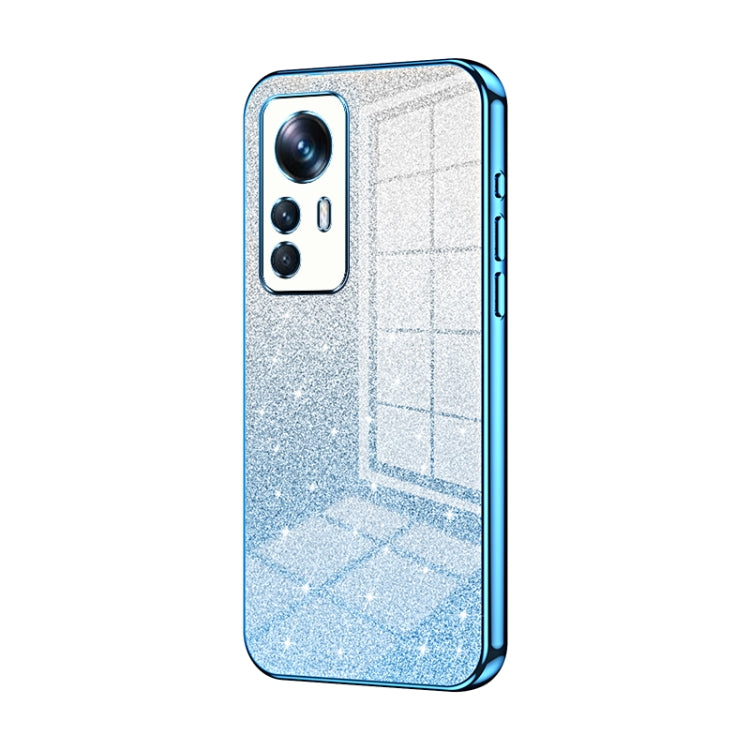 Gradient Glitter Powder Electroplated Phone Case, For Xiaomi 12T Pro, For Xiaomi 12 Pro / 12S Pro, For Xiaomi 12S