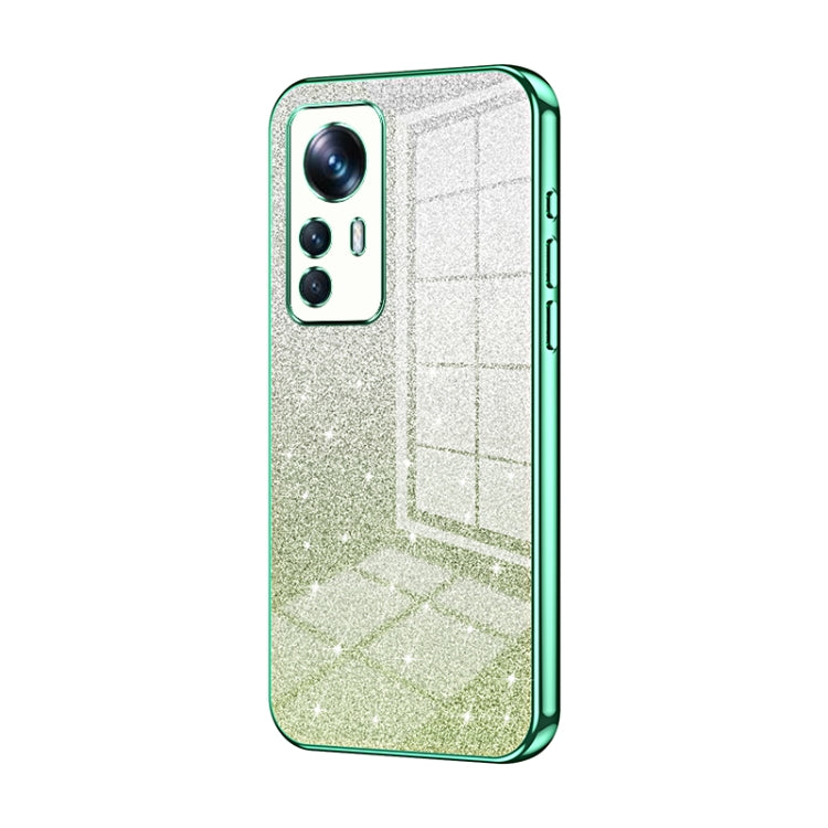 Gradient Glitter Powder Electroplated Phone Case, For Xiaomi 12T Pro, For Xiaomi 12 Pro / 12S Pro, For Xiaomi 12S