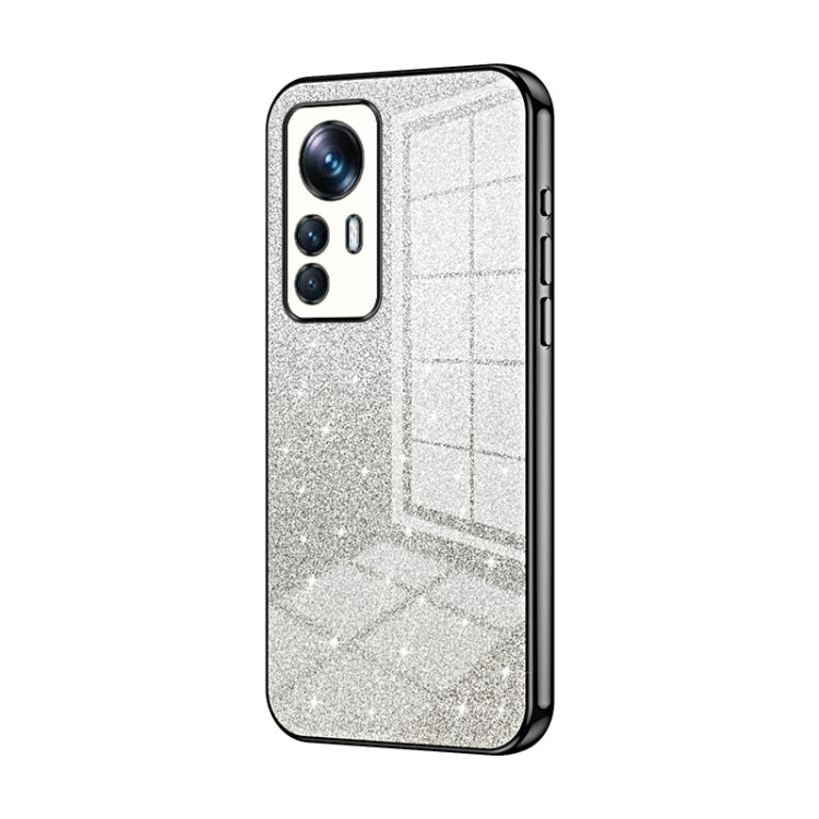 Gradient Glitter Powder Electroplated Phone Case, For Xiaomi 12T Pro, For Xiaomi 12 Pro / 12S Pro, For Xiaomi 12S