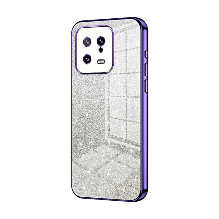 Gradient Glitter Powder Electroplated Phone Case