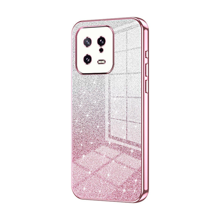 Gradient Glitter Powder Electroplated Phone Case
