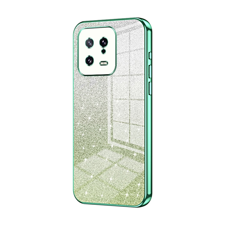 Gradient Glitter Powder Electroplated Phone Case