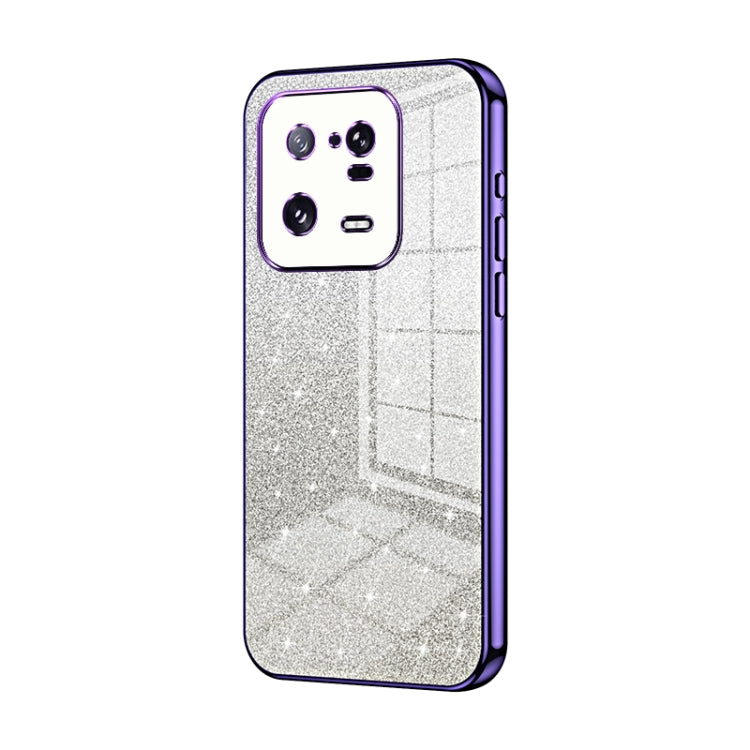 Gradient Glitter Powder Electroplated Phone Case