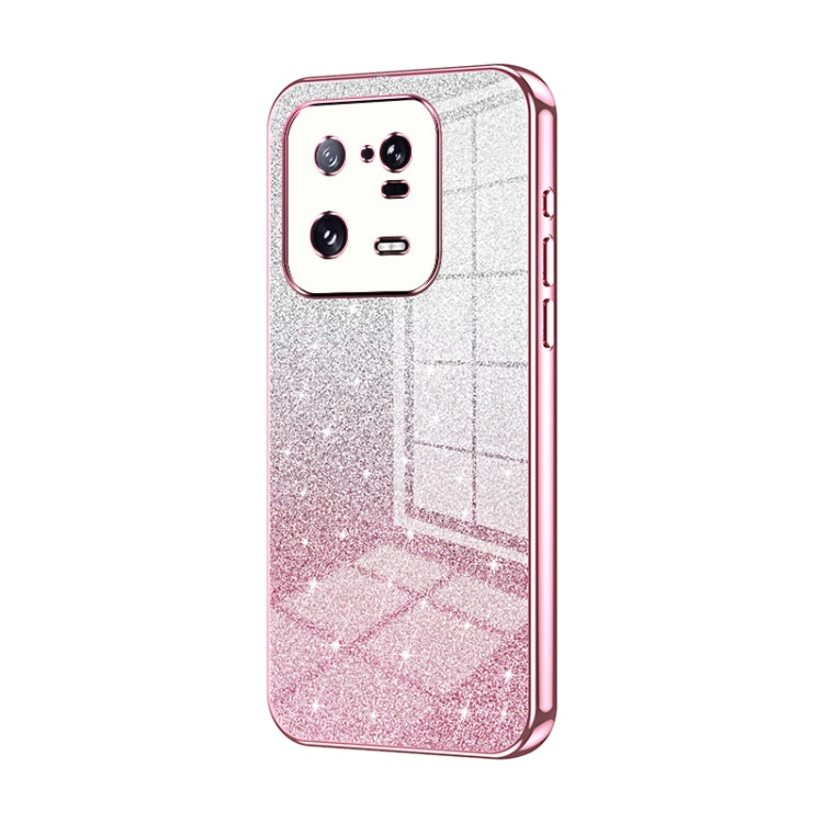 Gradient Glitter Powder Electroplated Phone Case