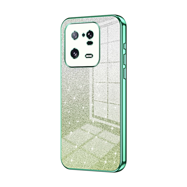 Gradient Glitter Powder Electroplated Phone Case