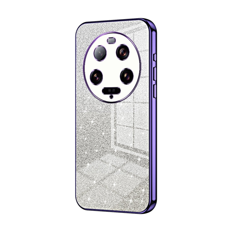 Gradient Glitter Powder Electroplated Phone Case