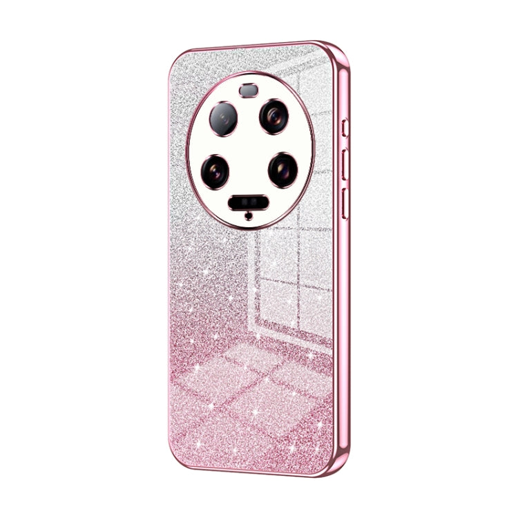 Gradient Glitter Powder Electroplated Phone Case