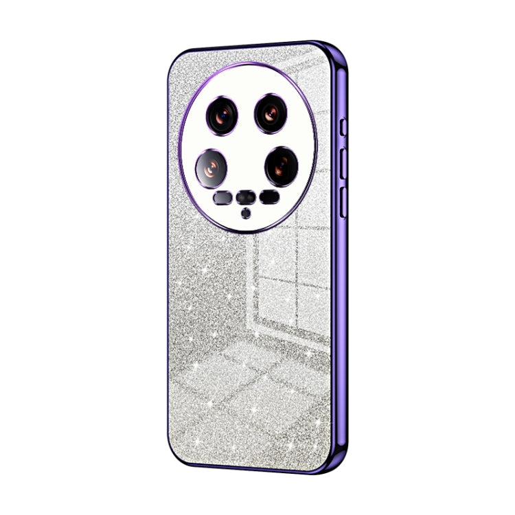 Gradient Glitter Powder Electroplated Phone Case