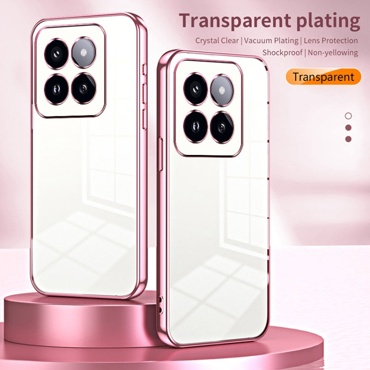 Transparent Plating Fine Hole Phone Case