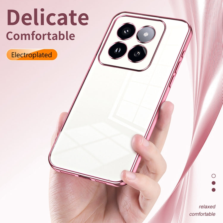 Transparent Plating Fine Hole Phone Case