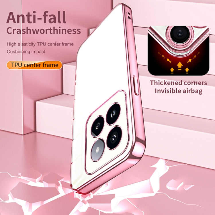 Transparent Plating Fine Hole Phone Case