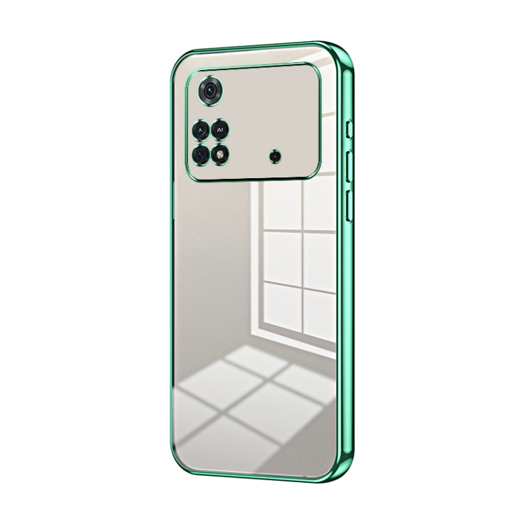 Transparent Plating Fine Hole Phone Case