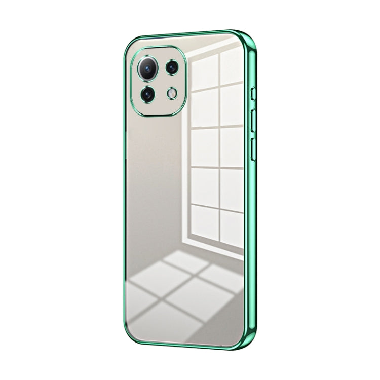 Transparent Plating Fine Hole Phone Case