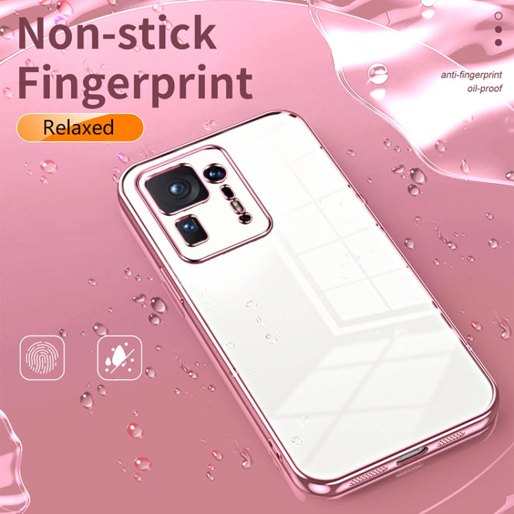 Transparent Plating Fine Hole Phone Case