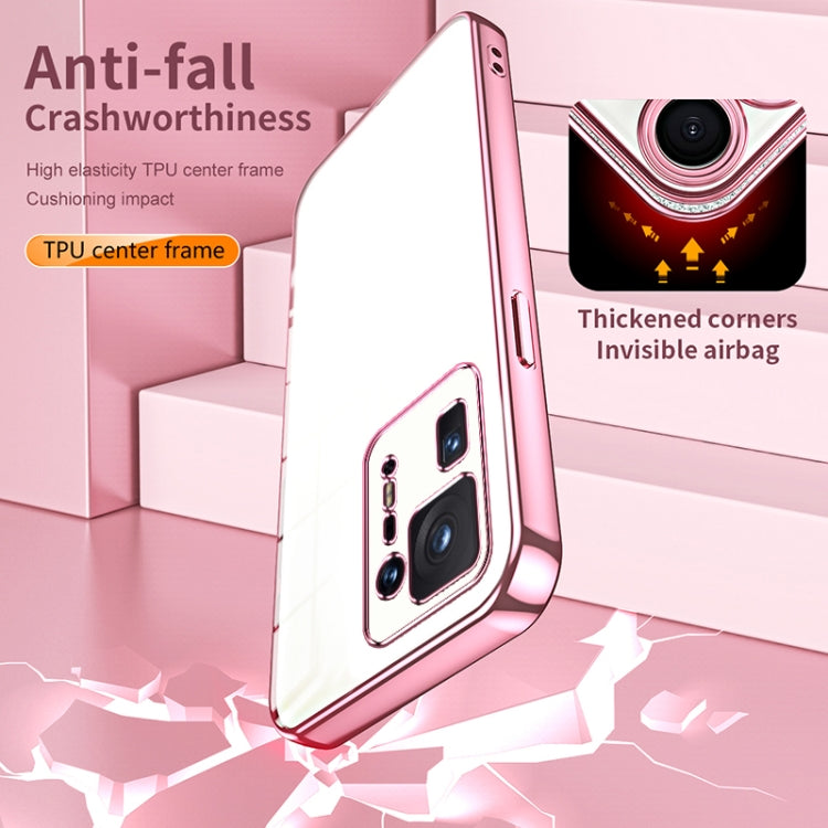 Transparent Plating Fine Hole Phone Case