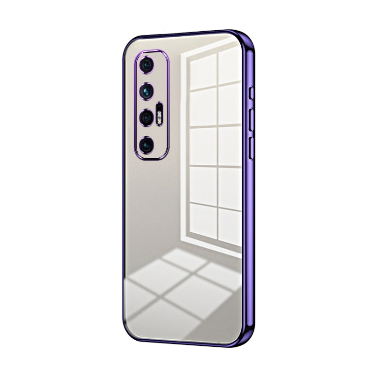 Transparent Plating Fine Hole Phone Case