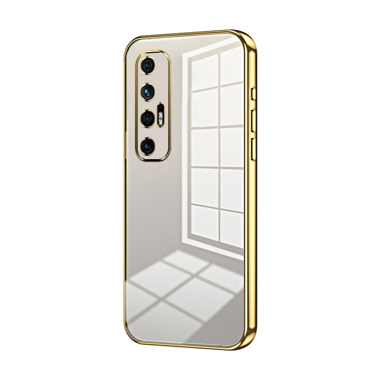 Transparent Plating Fine Hole Phone Case