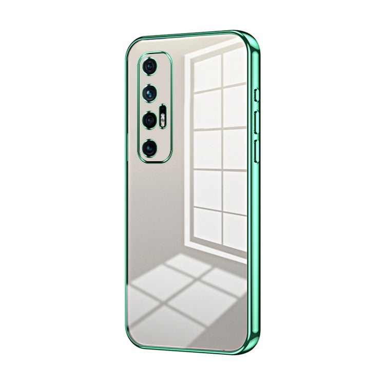 Transparent Plating Fine Hole Phone Case
