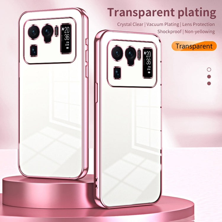 Transparent Plating Fine Hole Phone Case