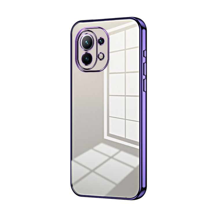 Transparent Plating Fine Hole Phone Case