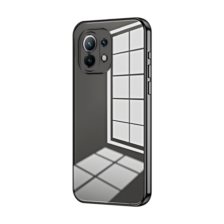 Transparent Plating Fine Hole Phone Case