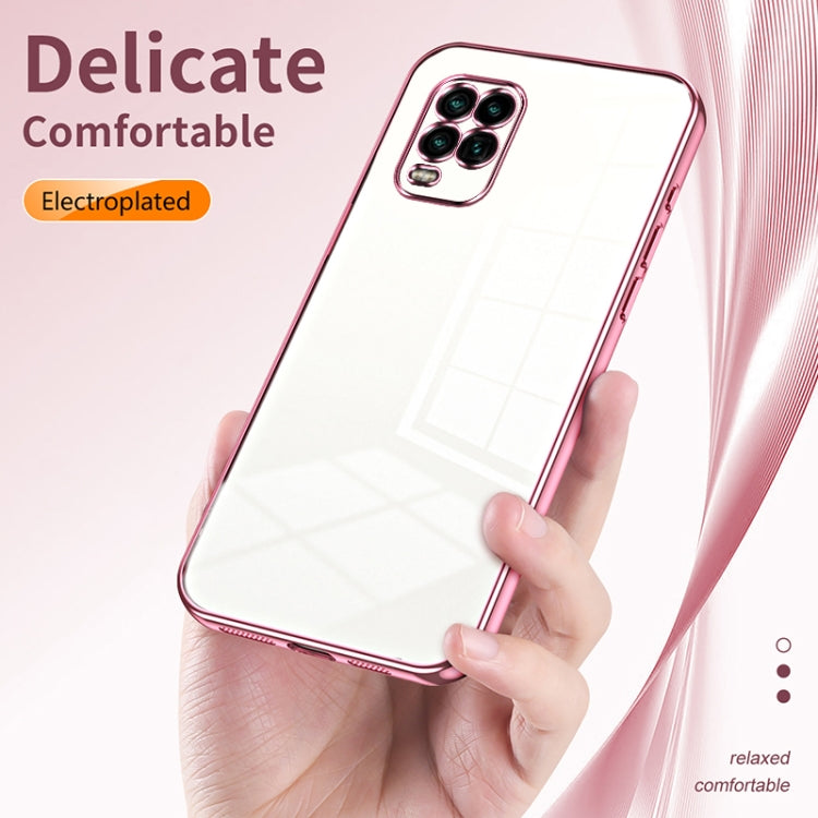 Transparent Plating Fine Hole Phone Case
