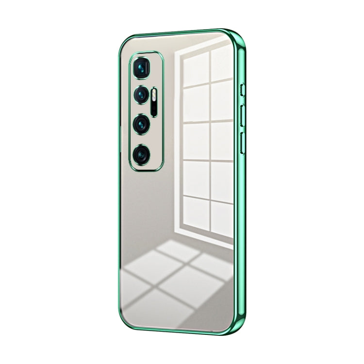 Transparent Plating Fine Hole Phone Case