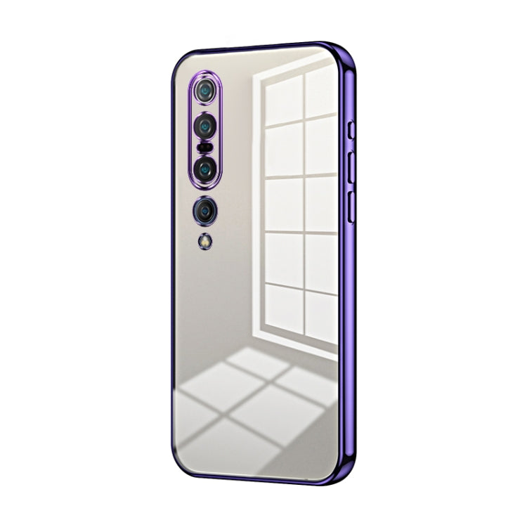 Transparent Plating Fine Hole Phone Case