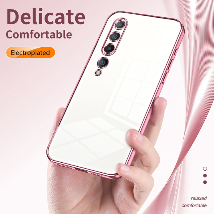 Transparent Plating Fine Hole Phone Case