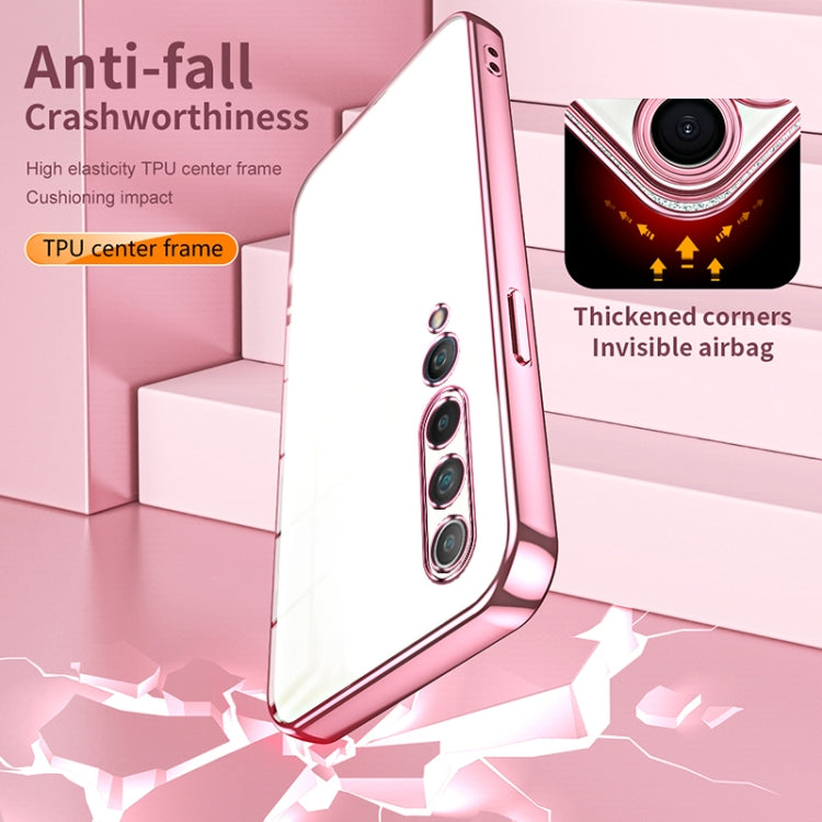 Transparent Plating Fine Hole Phone Case
