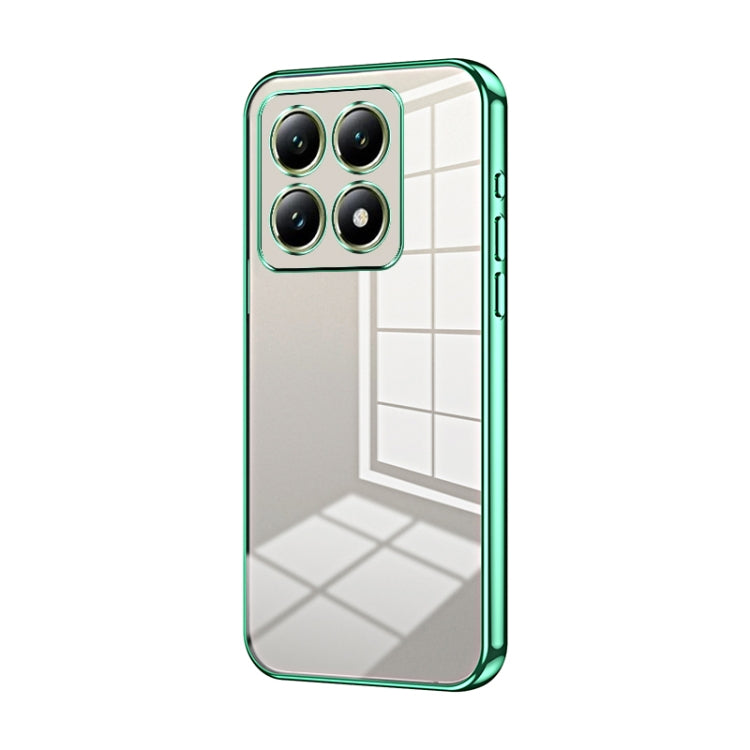 Transparent Plating Fine Hole Phone Case