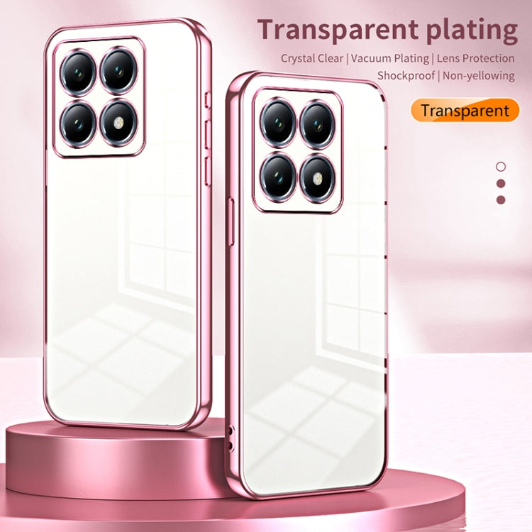 Transparent Plating Fine Hole Phone Case