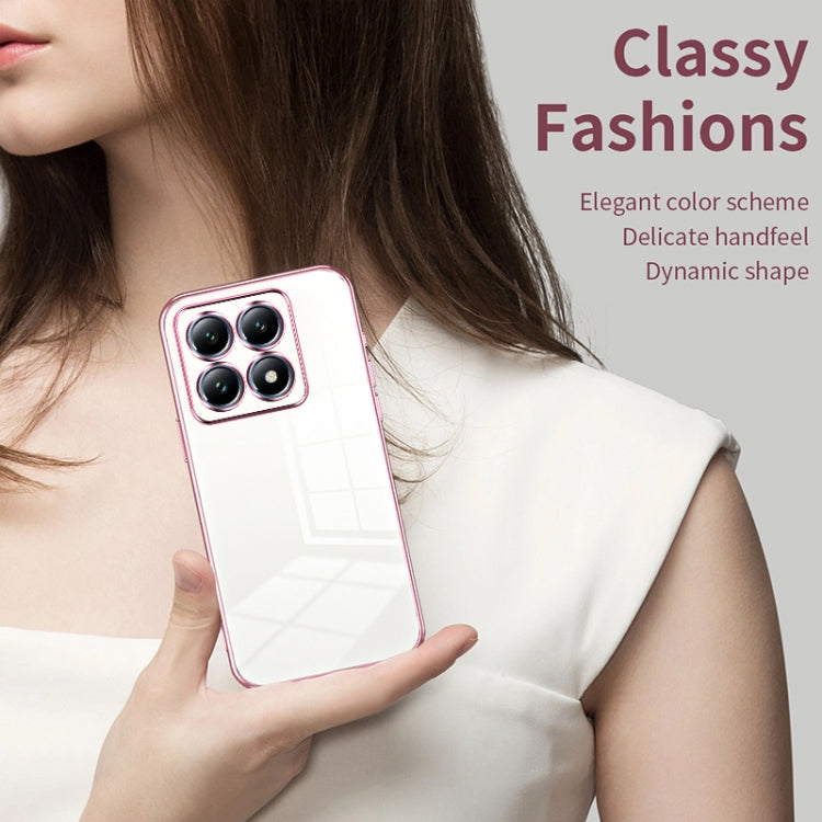 Transparent Plating Fine Hole Phone Case