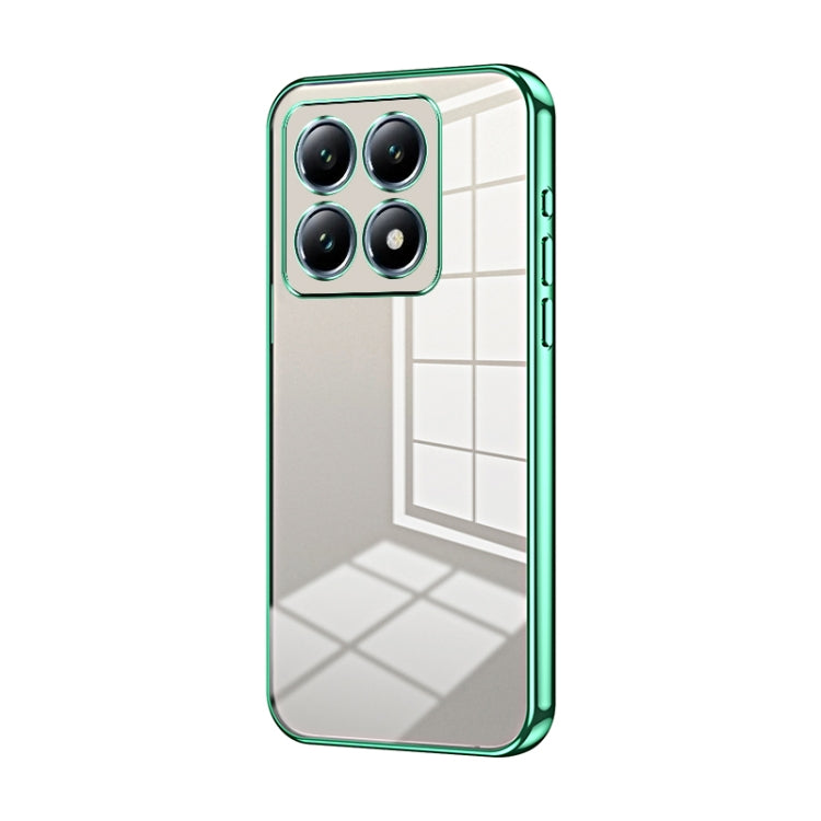 Transparent Plating Fine Hole Phone Case