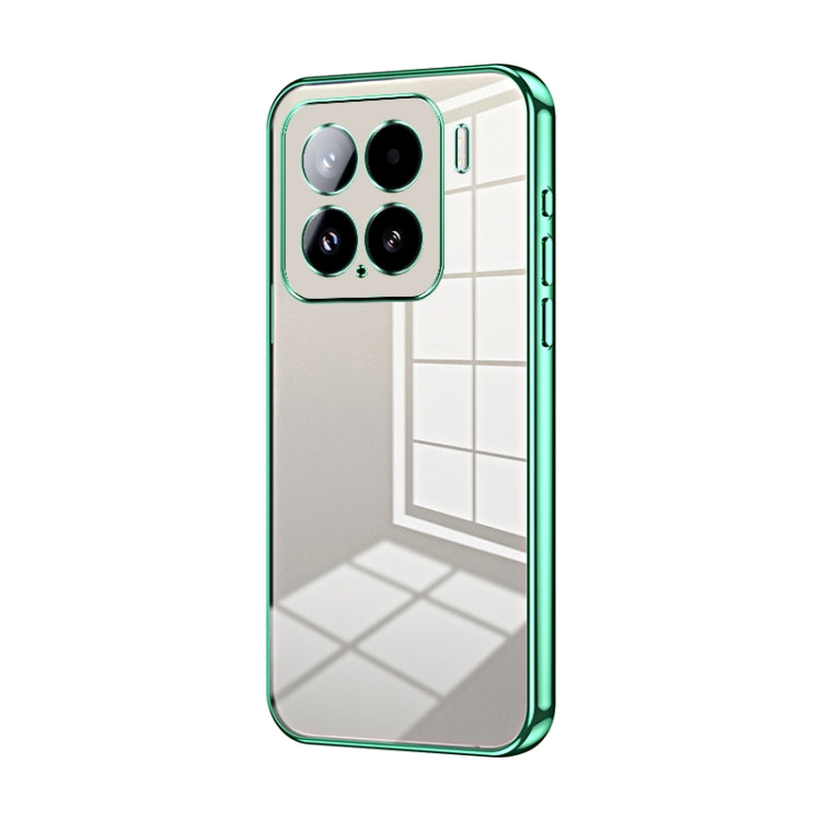 Transparent Plating Fine Hole Phone Case, For Xiaomi Civi 5 Pro, For Xiaomi 15 Pro, For Xiaomi 15