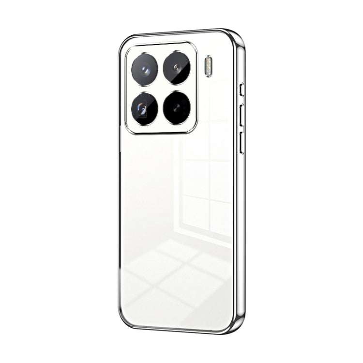 Transparent Plating Fine Hole Phone Case, For Xiaomi Civi 5 Pro, For Xiaomi 15 Pro, For Xiaomi 15